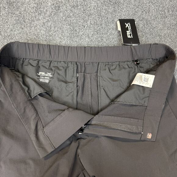 RLX Ralph Lauren Birdseye On Course Mens Golf Pants Size 34x34 Black NWT $148 - Picture 4 of 10